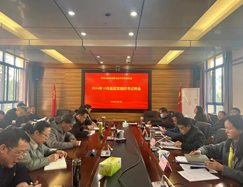 九游网页版召开2024年12月基层党组织书记例会